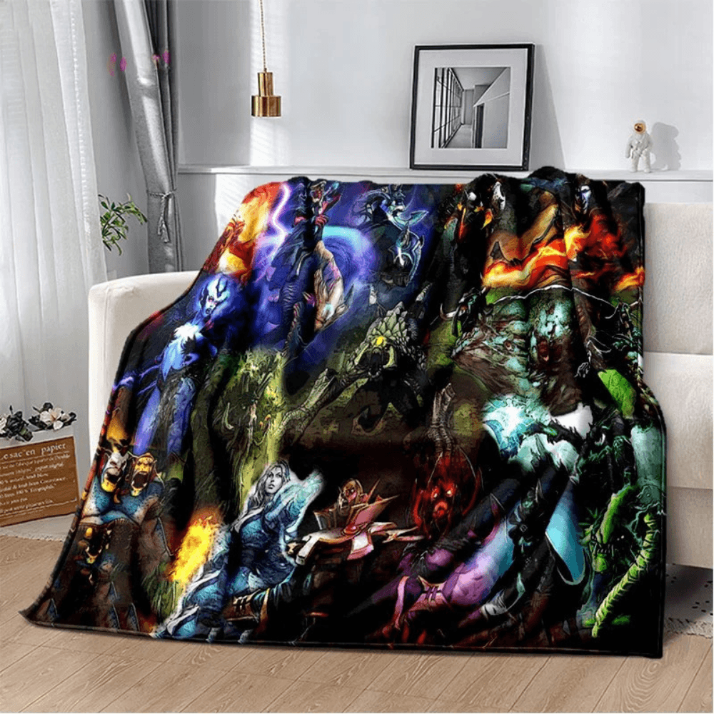 Gaming inspired Dota 2 blanket