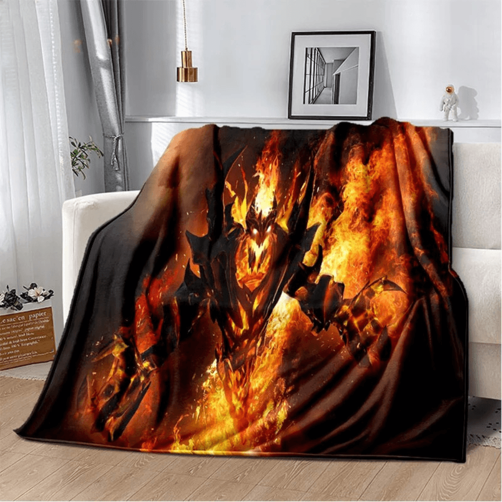 High quality Dota 2 gamer throw blanket