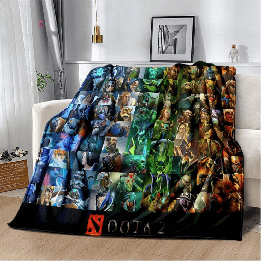 Ultra soft Dota 2 flannel throw blanket