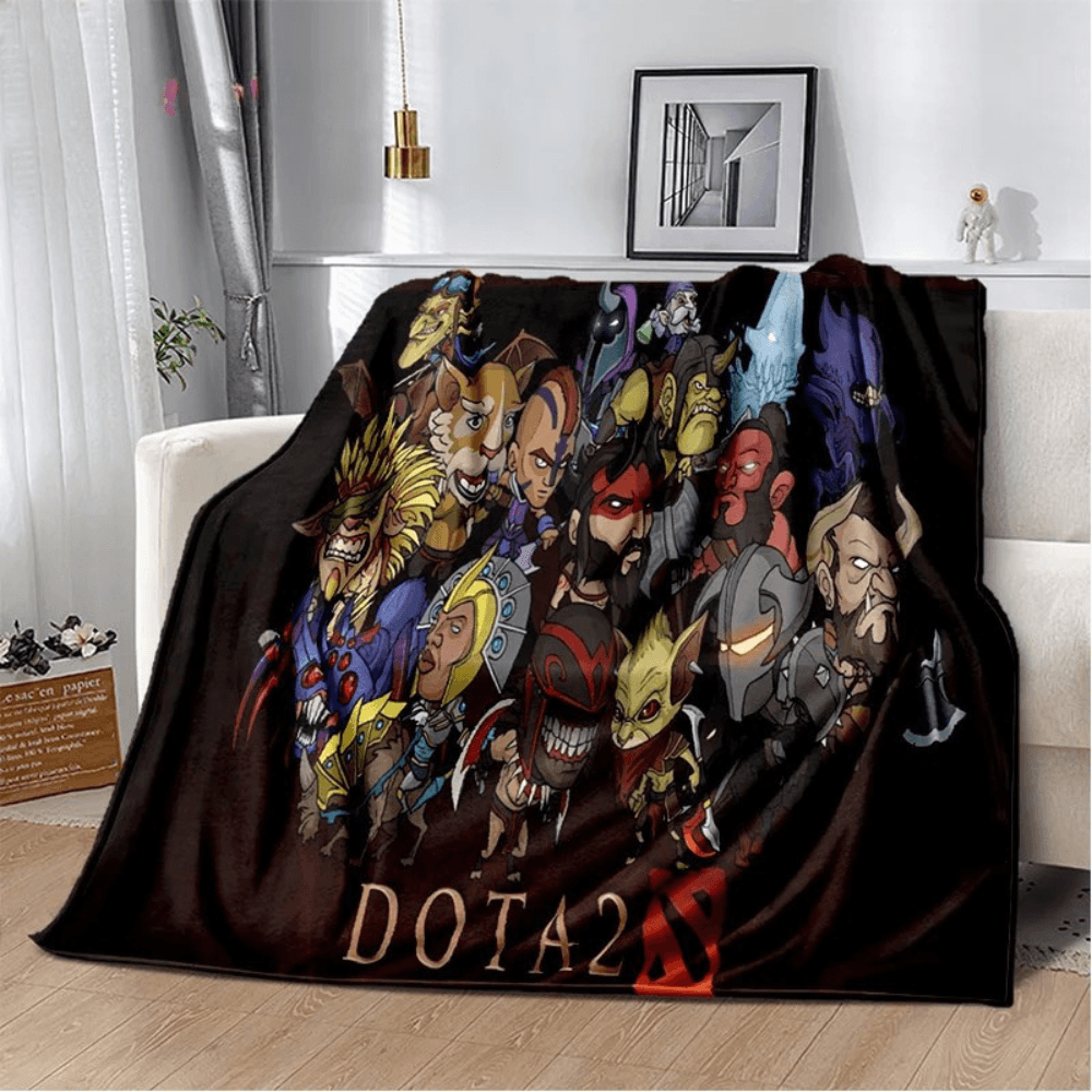 HD printed Dota 2 hero gaming blanket