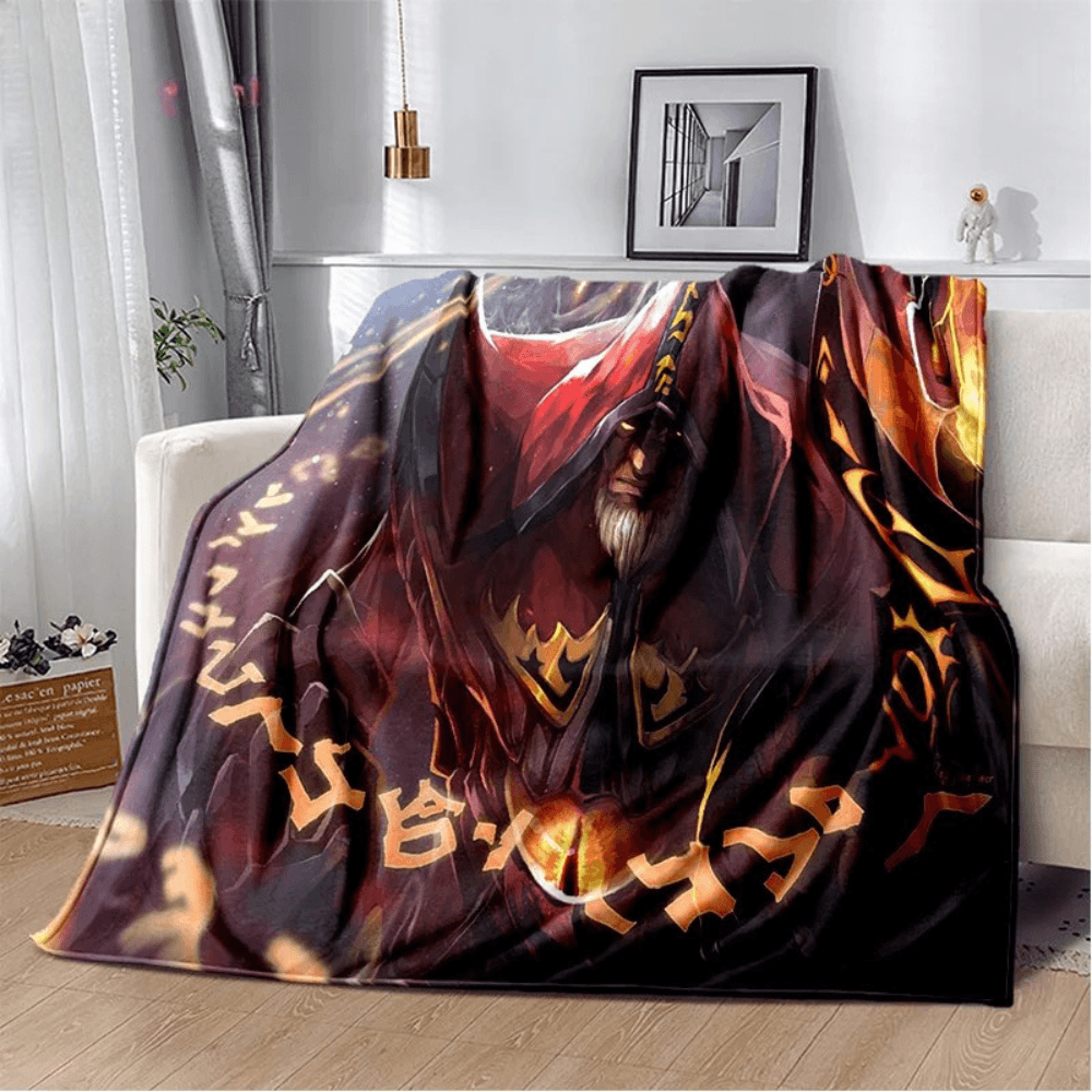 Warm Dota 2 throw blanket for couch