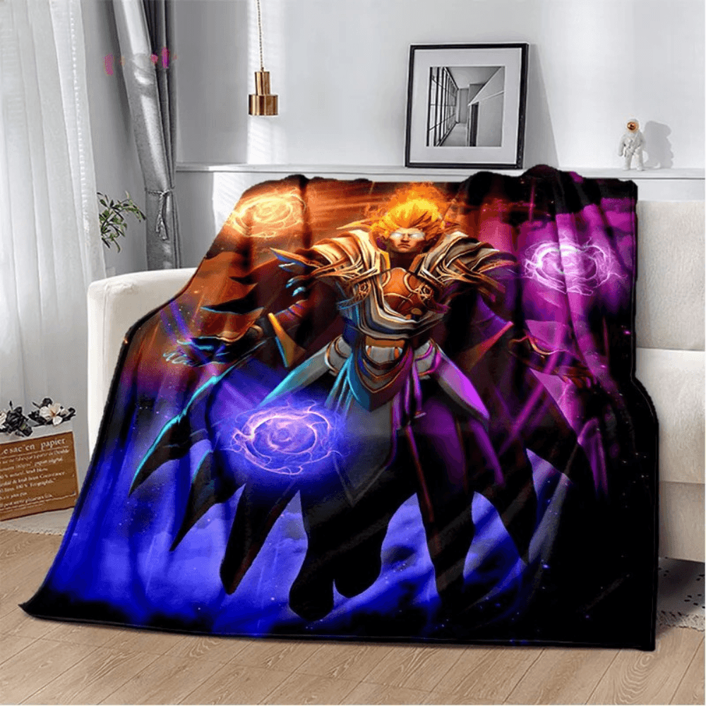 Dota 2 gamer gift soft plush blanket