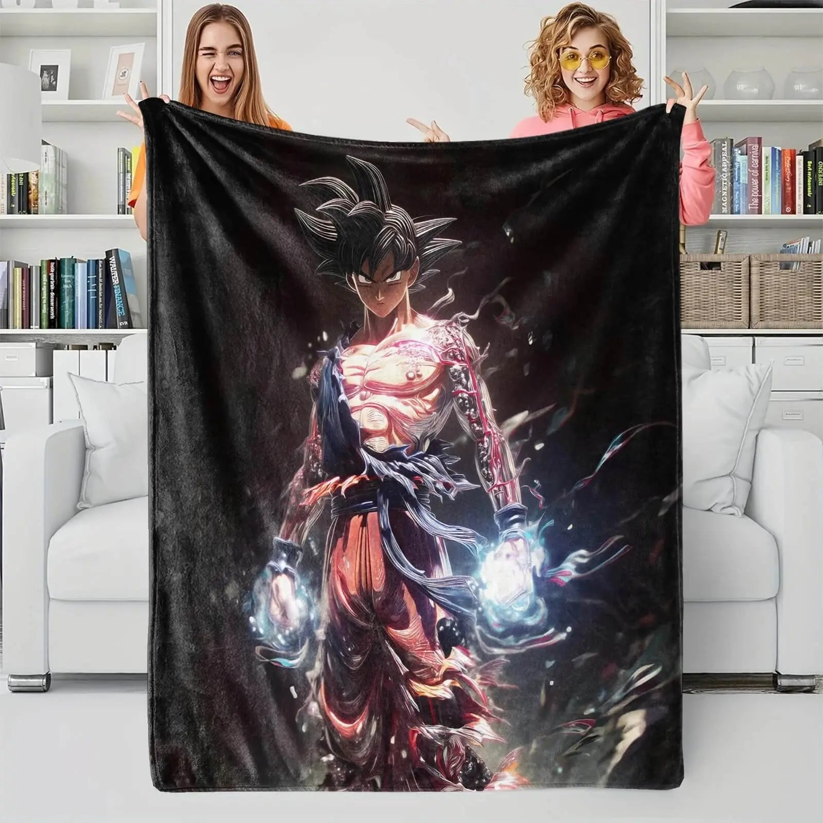Dragon Ball Z Goku Throw Blanket