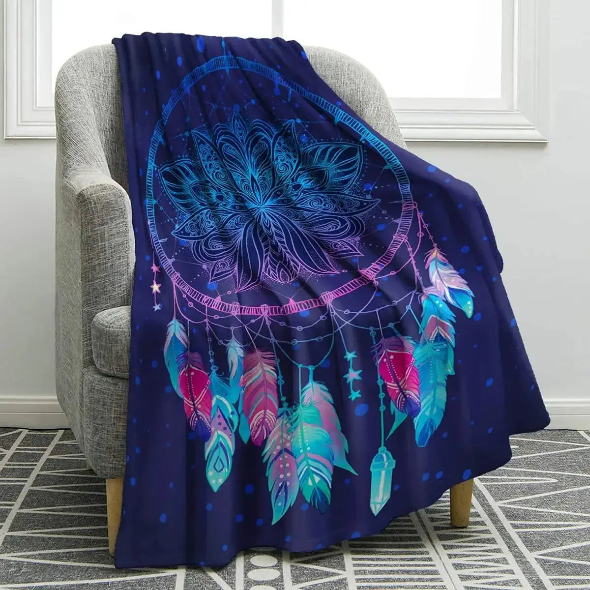 Dream Catcher Throw Blanket My Store