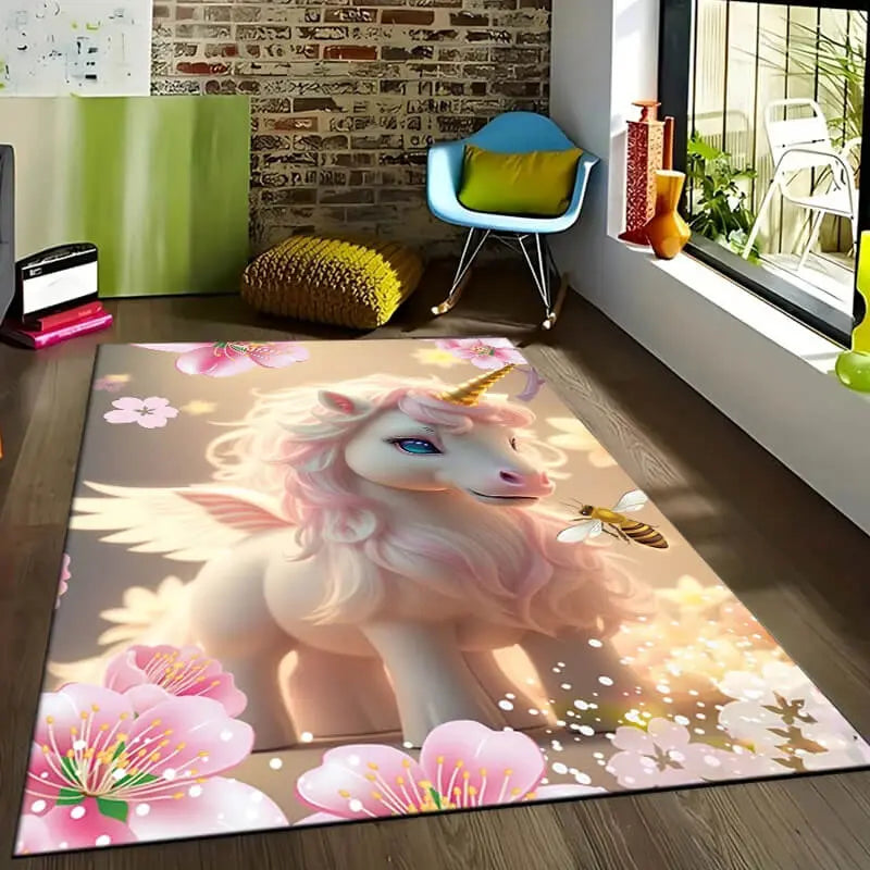 Soft home carpet rug placed in a living room with modern furniture
