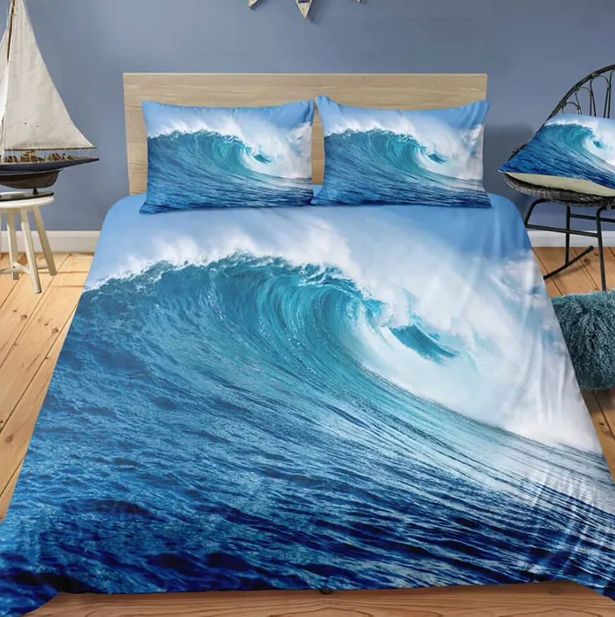 Dream Modern Nature duvet cover set with beach design