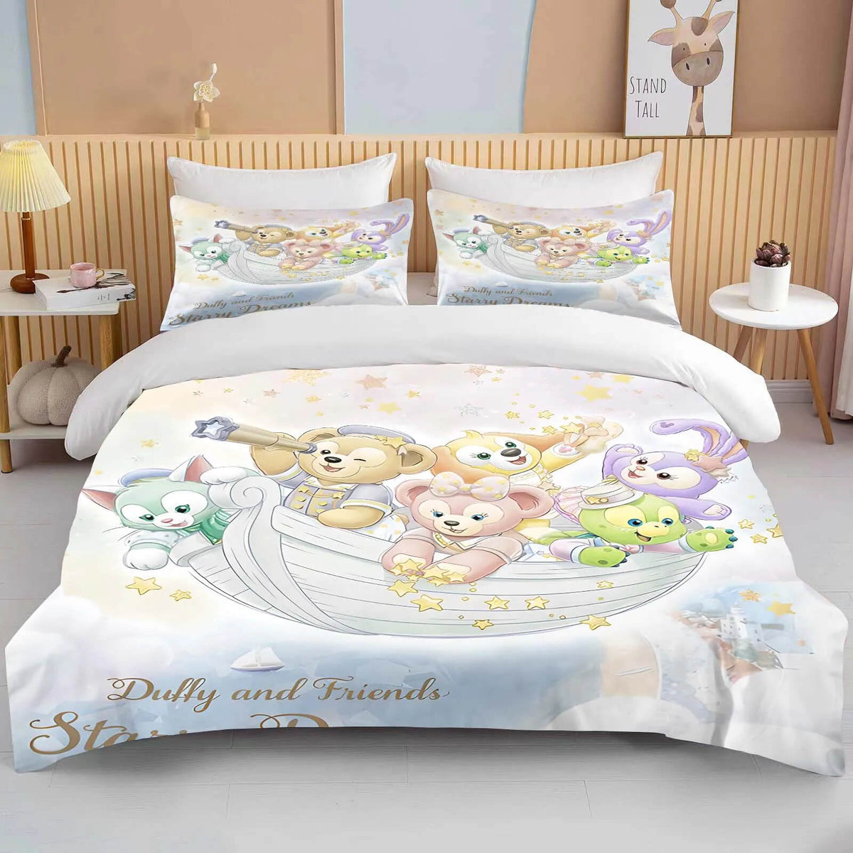 Duffy and Friends Disney duvet cover set for kids