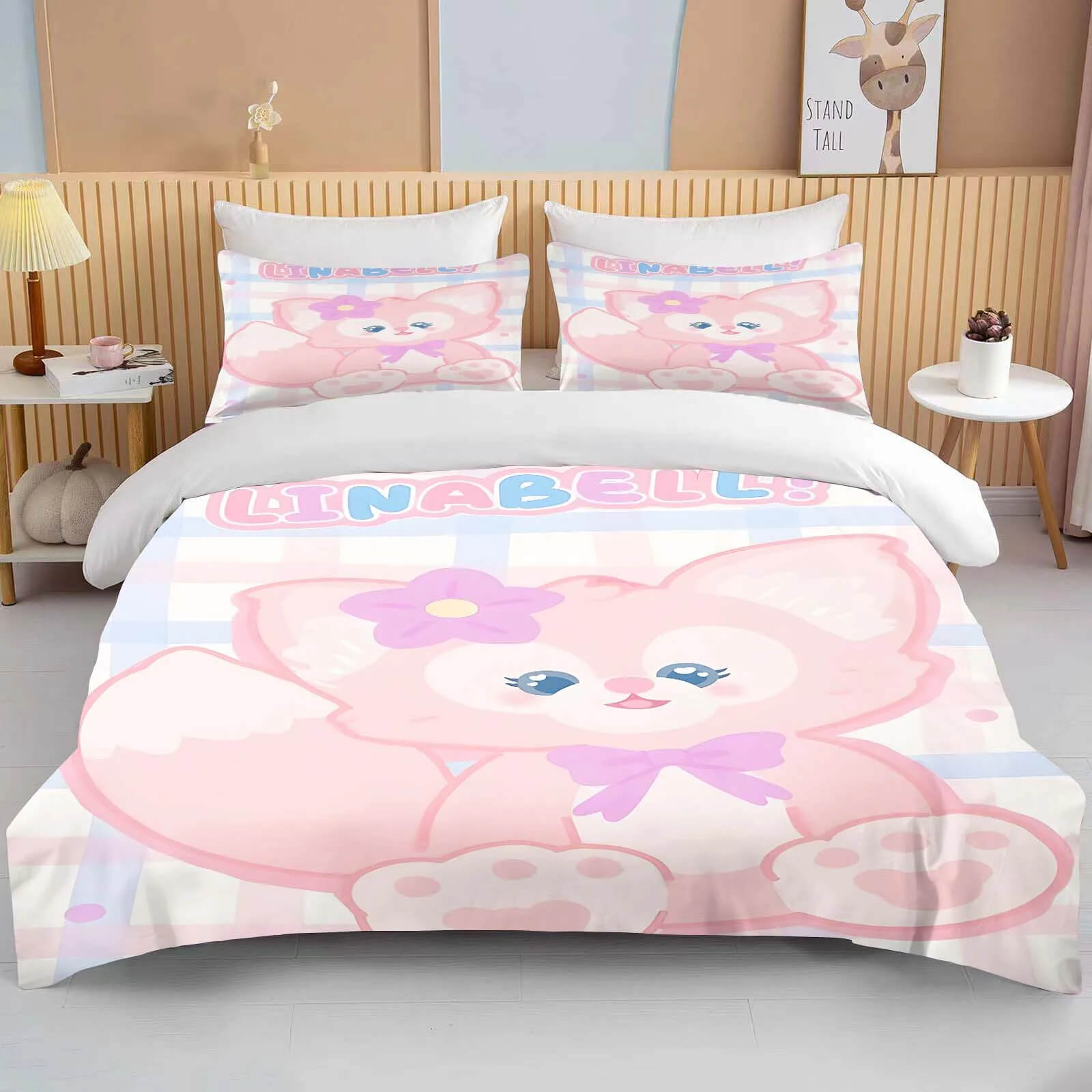 Soft cotton Duffy and Friends duvet cover