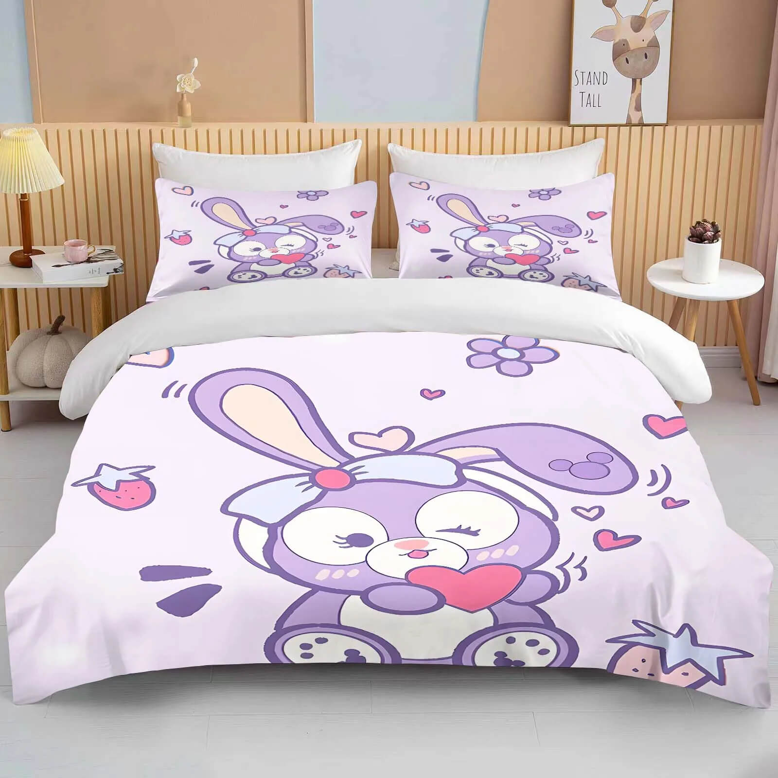 Gelatoni and StellaLou Disney character duvet cover