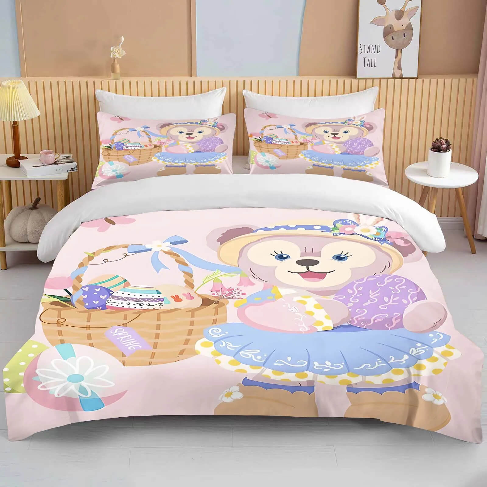 Cartoon Disney Duffy and Friends bedding gift set