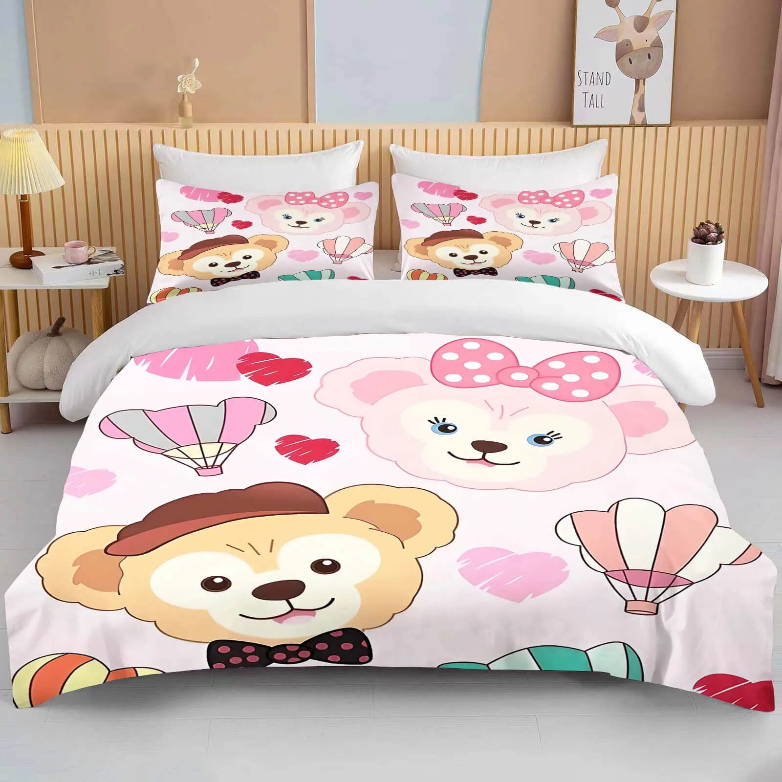 Duffy bear duvet cover with Disney Friends design
