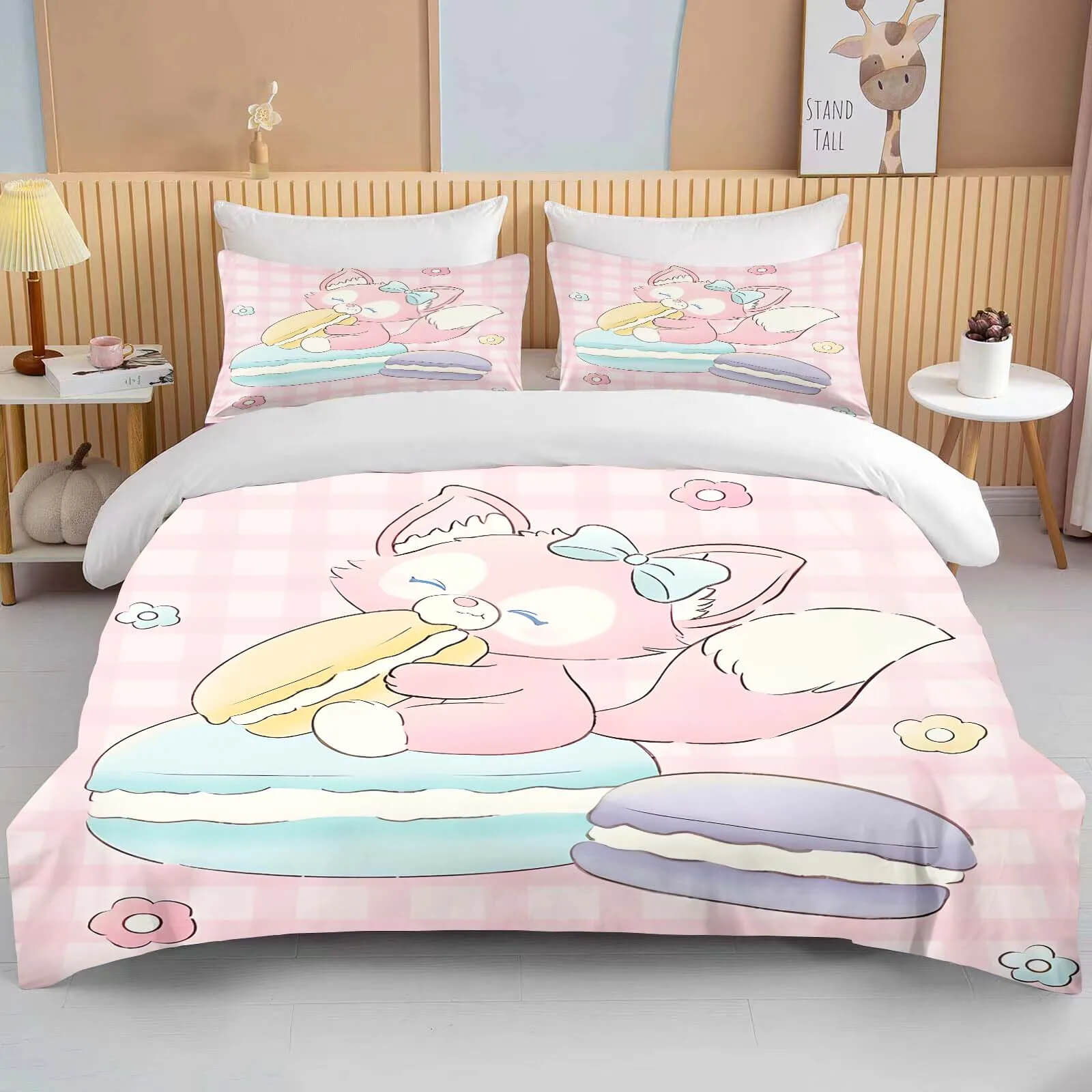 Colorful Disney duvet cover set with Duffy characters