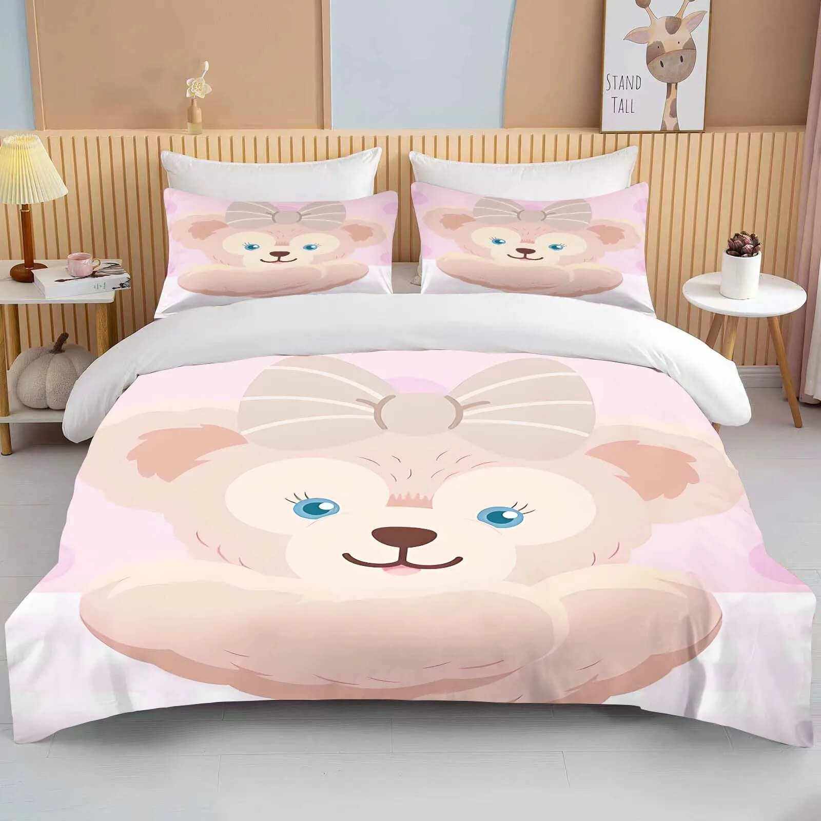 Duffy and Friends Disney anime style duvet cover