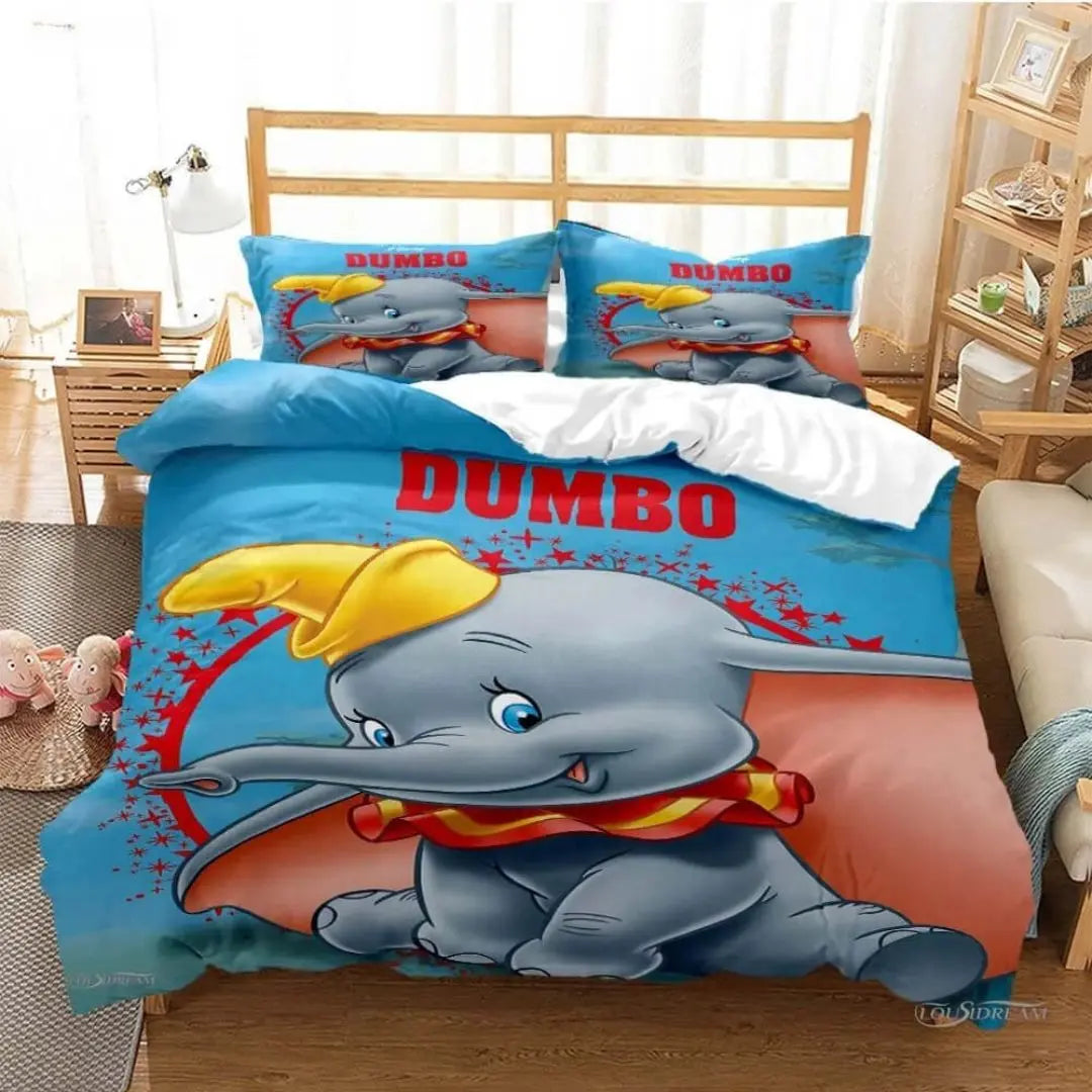 Dumbo Cartoon Duvet Cover - Zirconic
