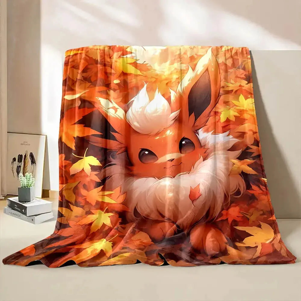 Eevee Pokemon Throw Blanket
