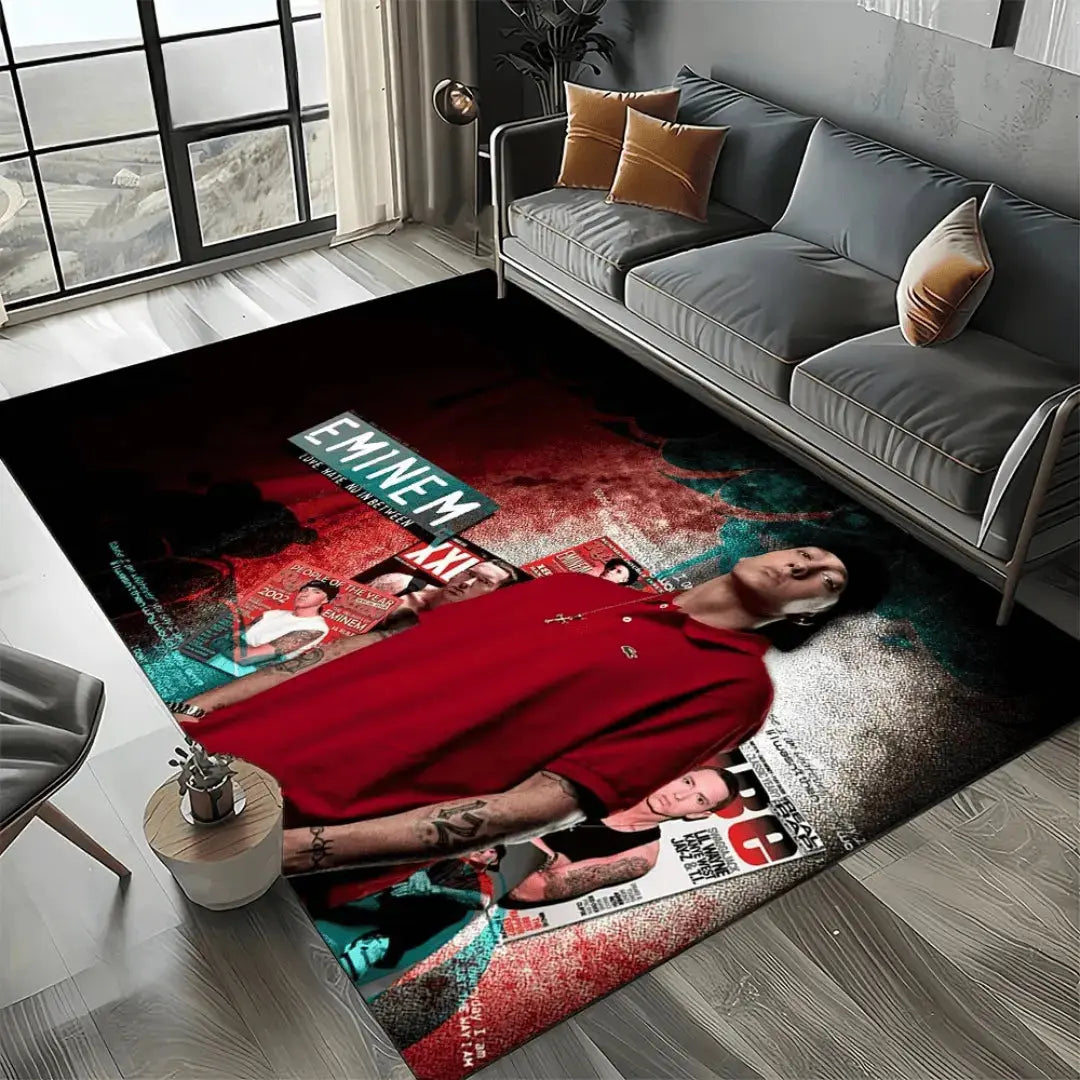 Durable non-slip hip-hop legend carpet for home