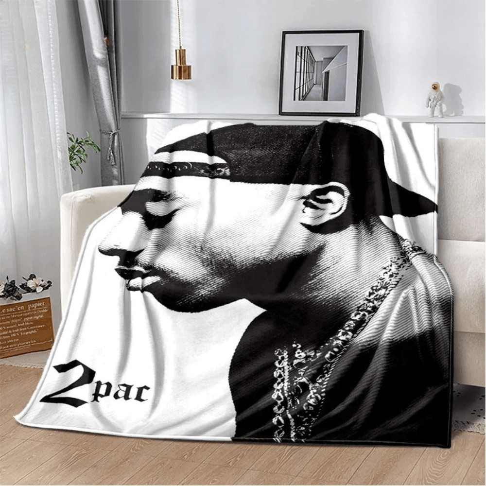 2Pac blanket for bedroom and couch