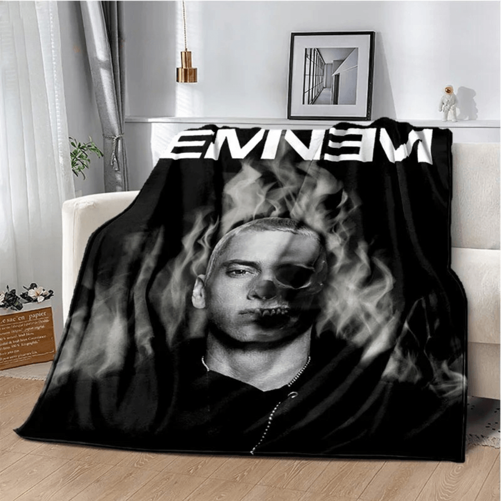 Eminem couch blanket cozy fabric