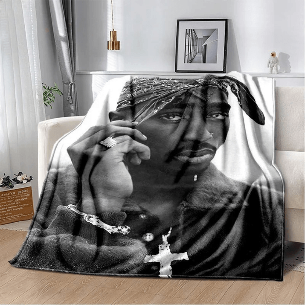 rapper flannel blanket for everyday comfort