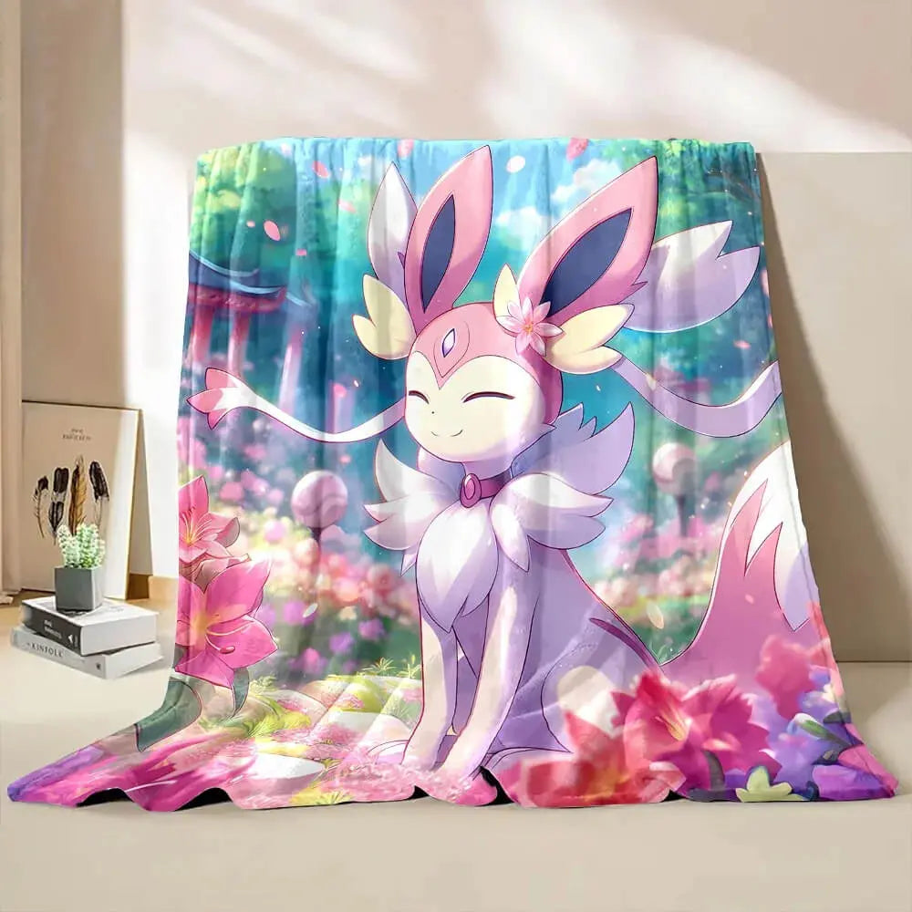 Espeon Pokemon Throw Blanket