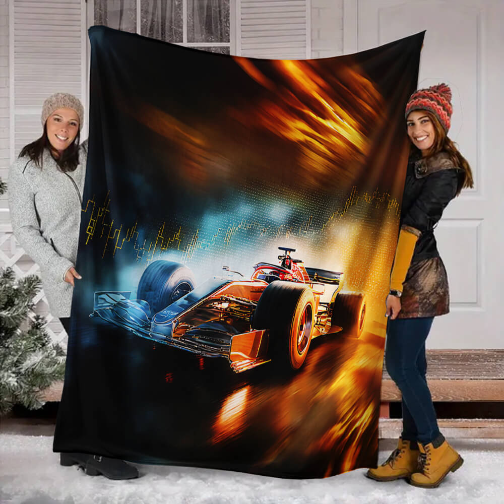Supercar Blanket for Kids and Teenagers