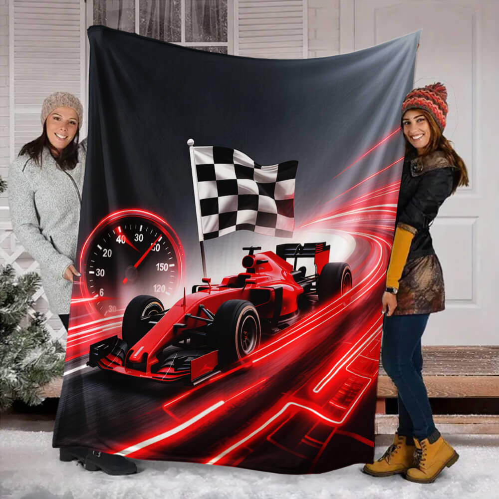 Supercar Themed Blanket for Movie Nights