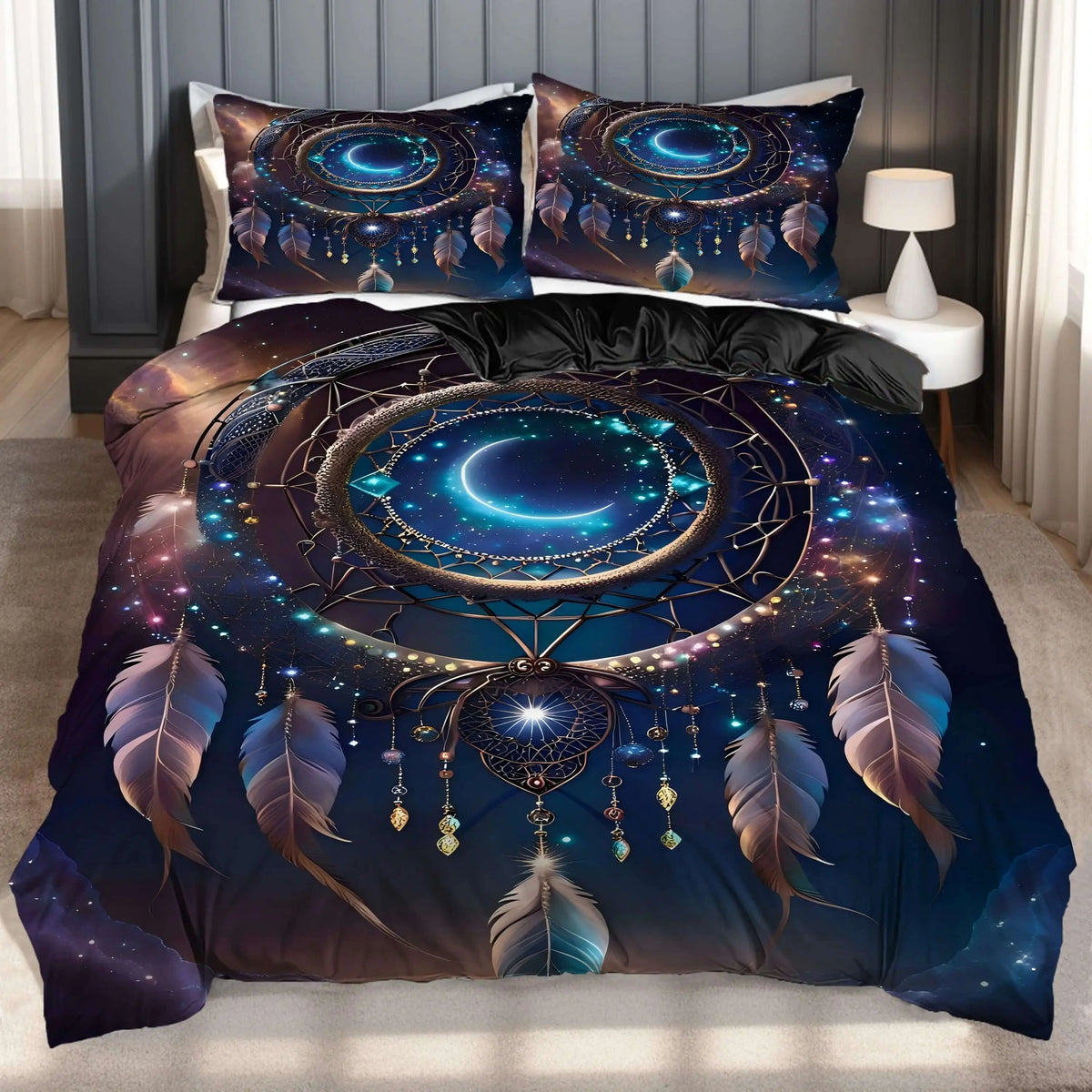 Feather Dream Catcher Quilt Cover