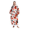Festival Pumpkin Long Hoodie Blanket