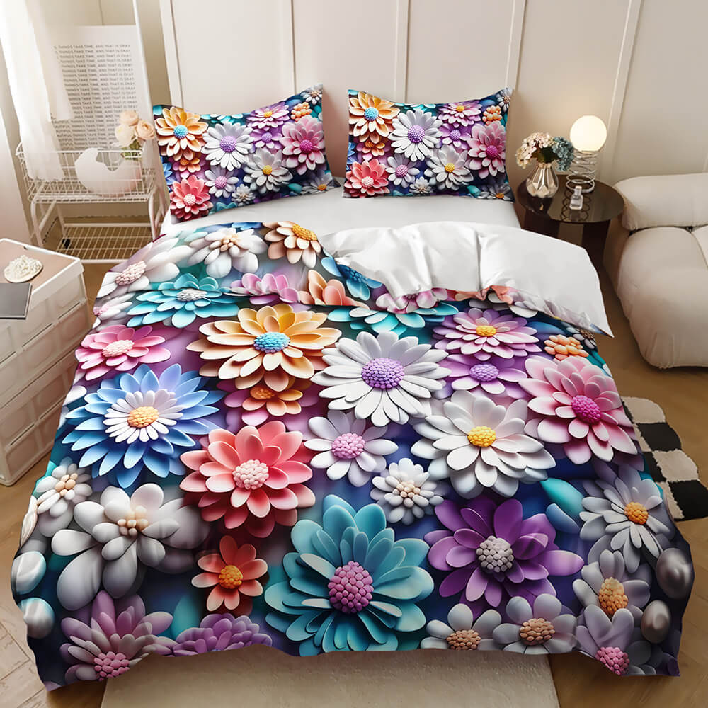 foliage doona cover botanical design