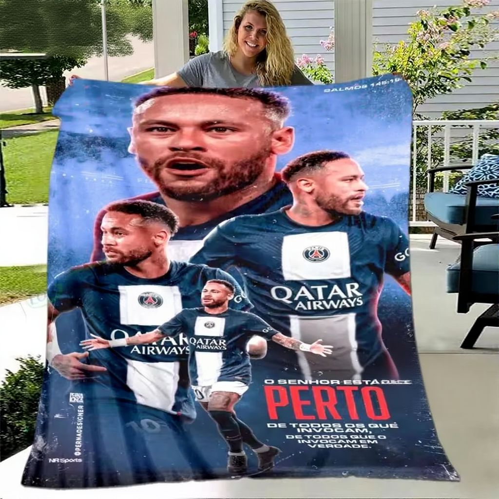 Football throw blanket