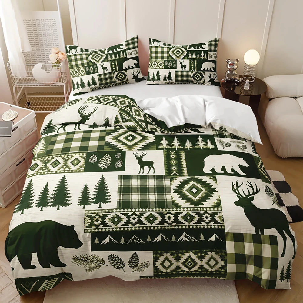 forest wildlife bedding set