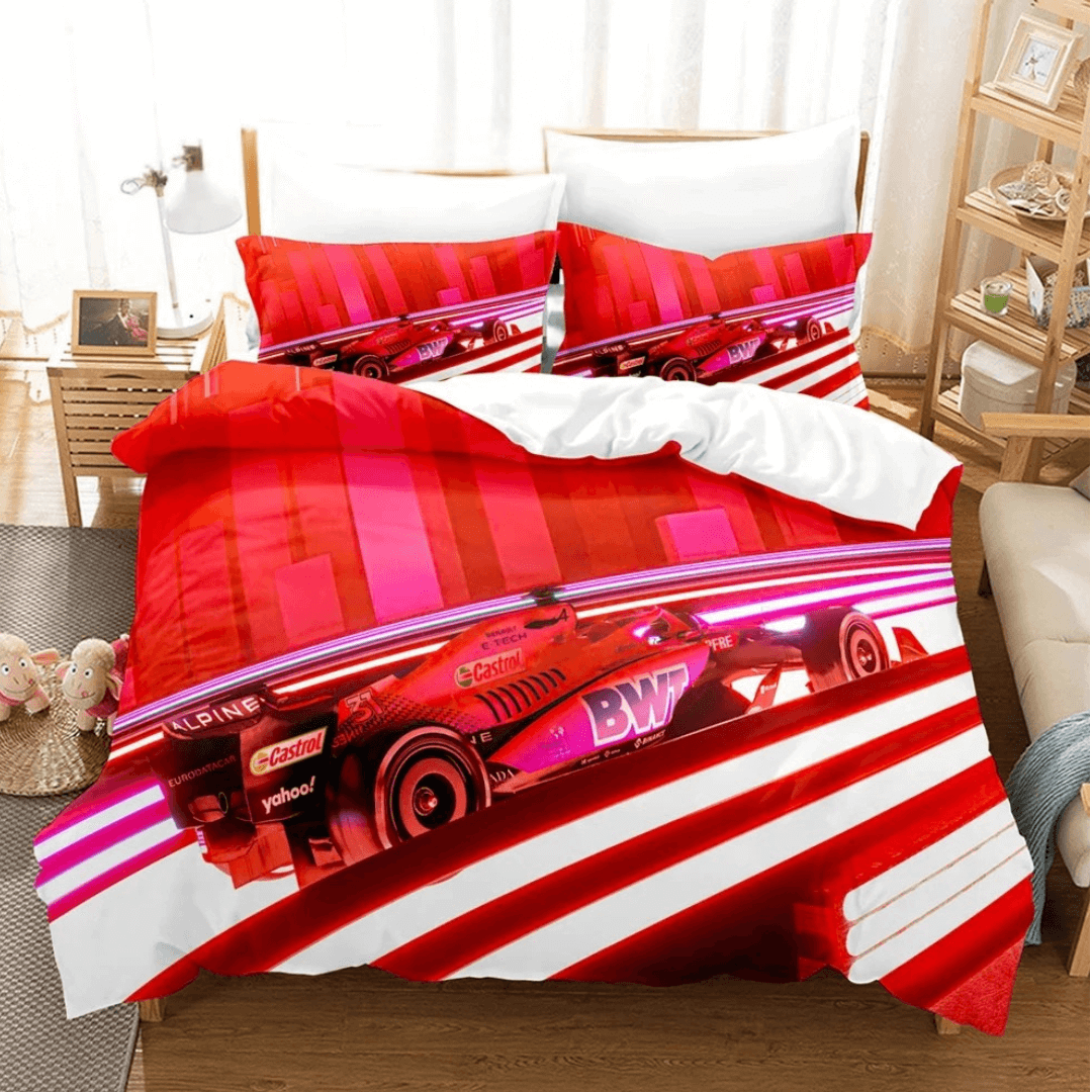 Formula 1 bed set for boys room decor