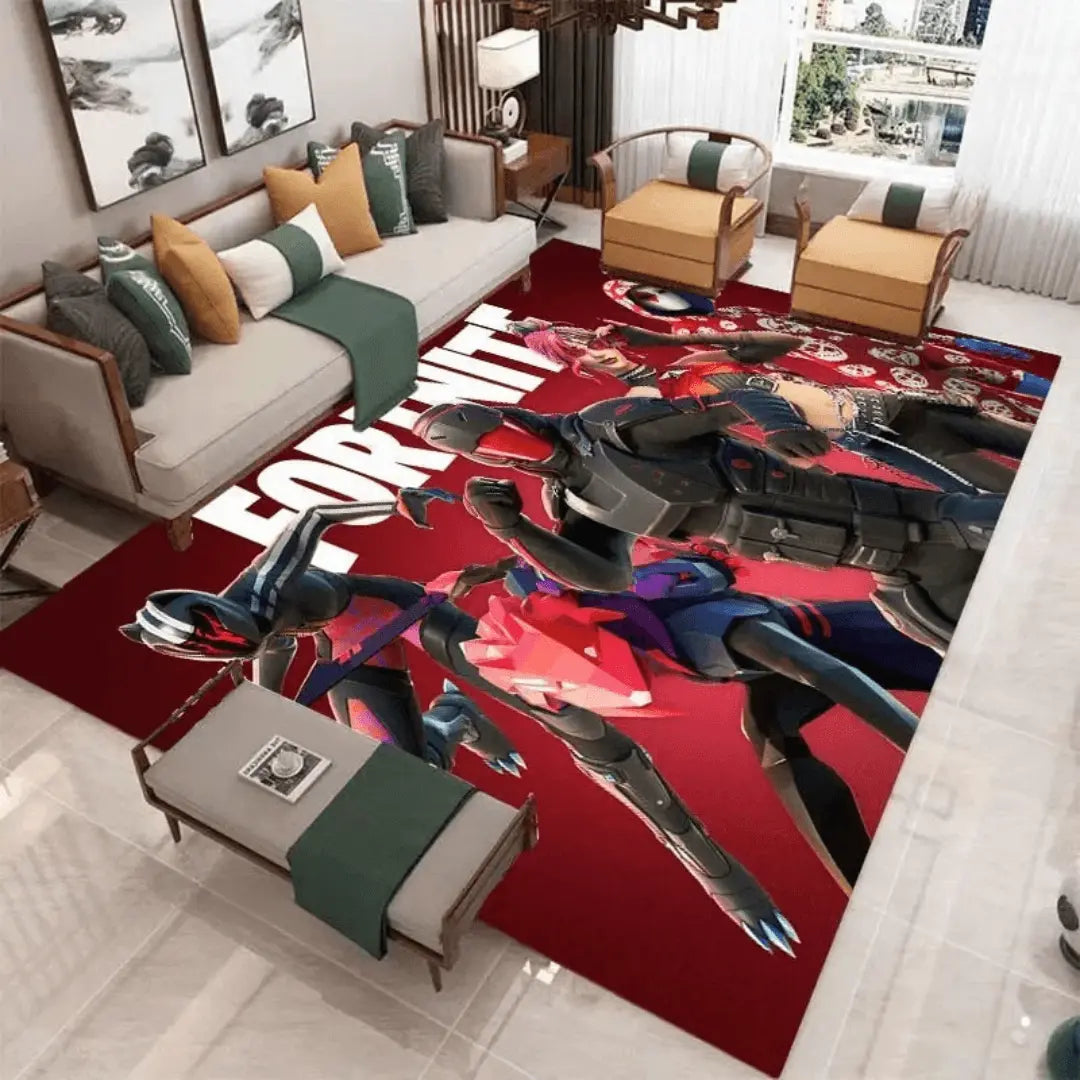 Soft home carpet rug placed in a living room with modern furniture