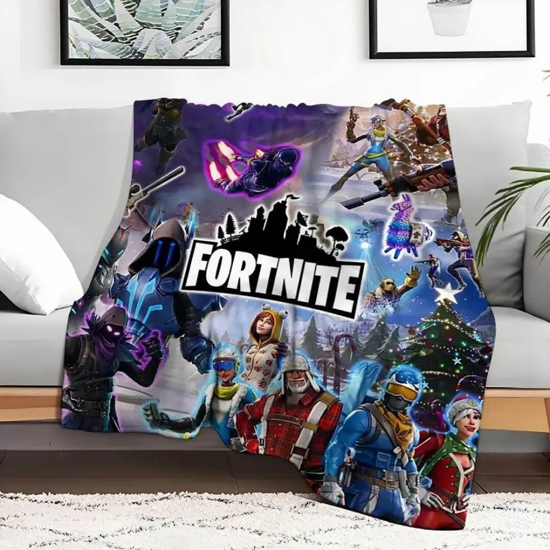 Fortnite Game Throw Blanket
