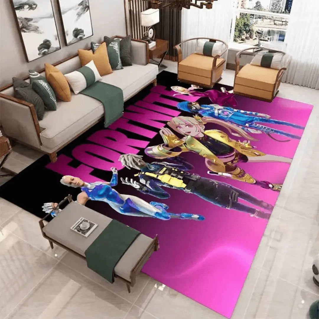 Soft home carpet rug placed in a living room with modern furniture