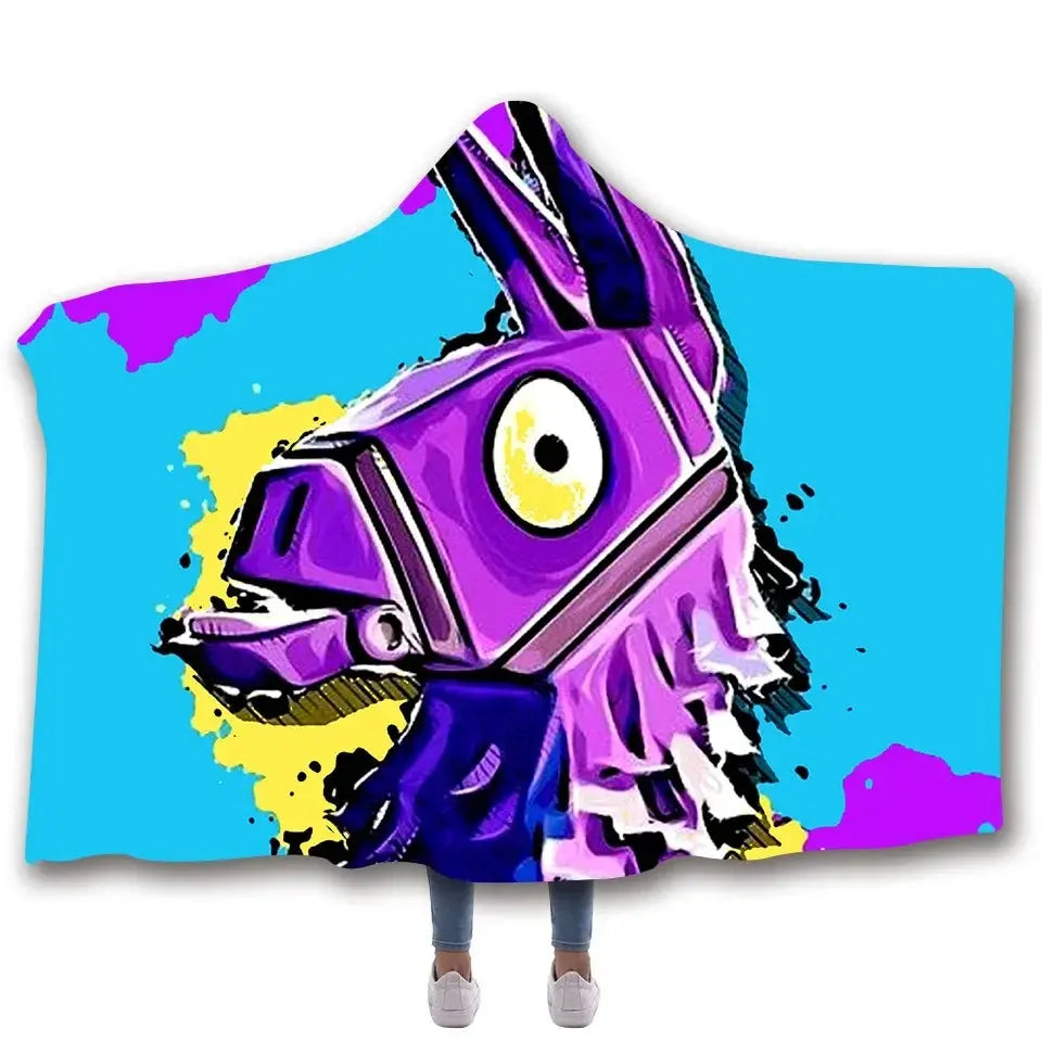 Fortnite Llama Hooded Blanket My Store