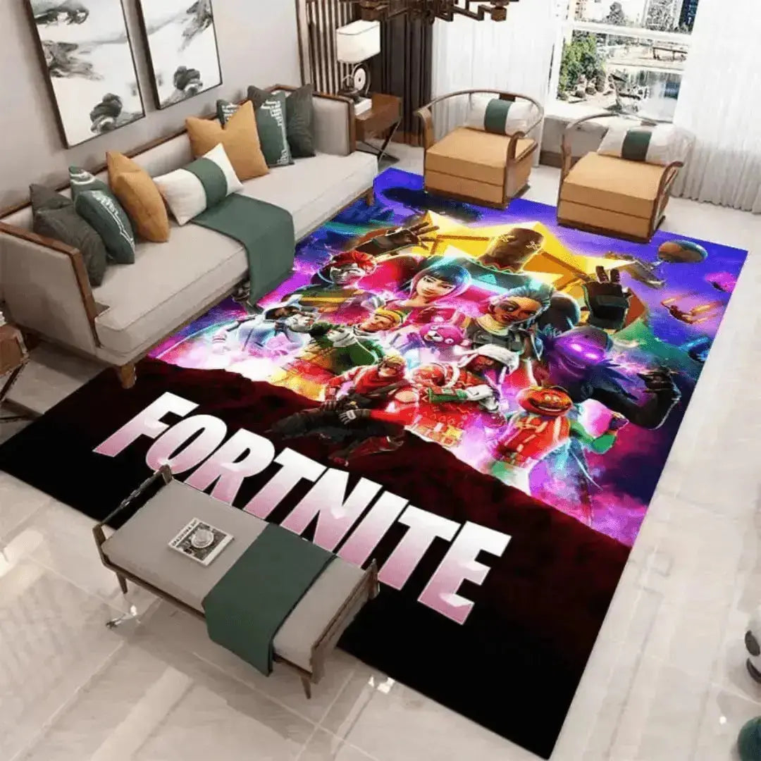 Soft home carpet rug placed in a living room with modern furniture