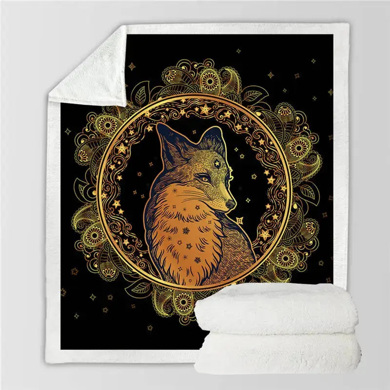 Fox Throw Blanket My Store