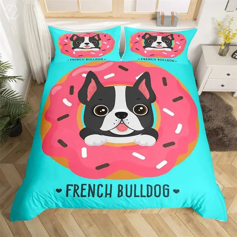 French Bulldogs Duvet Cover My Store