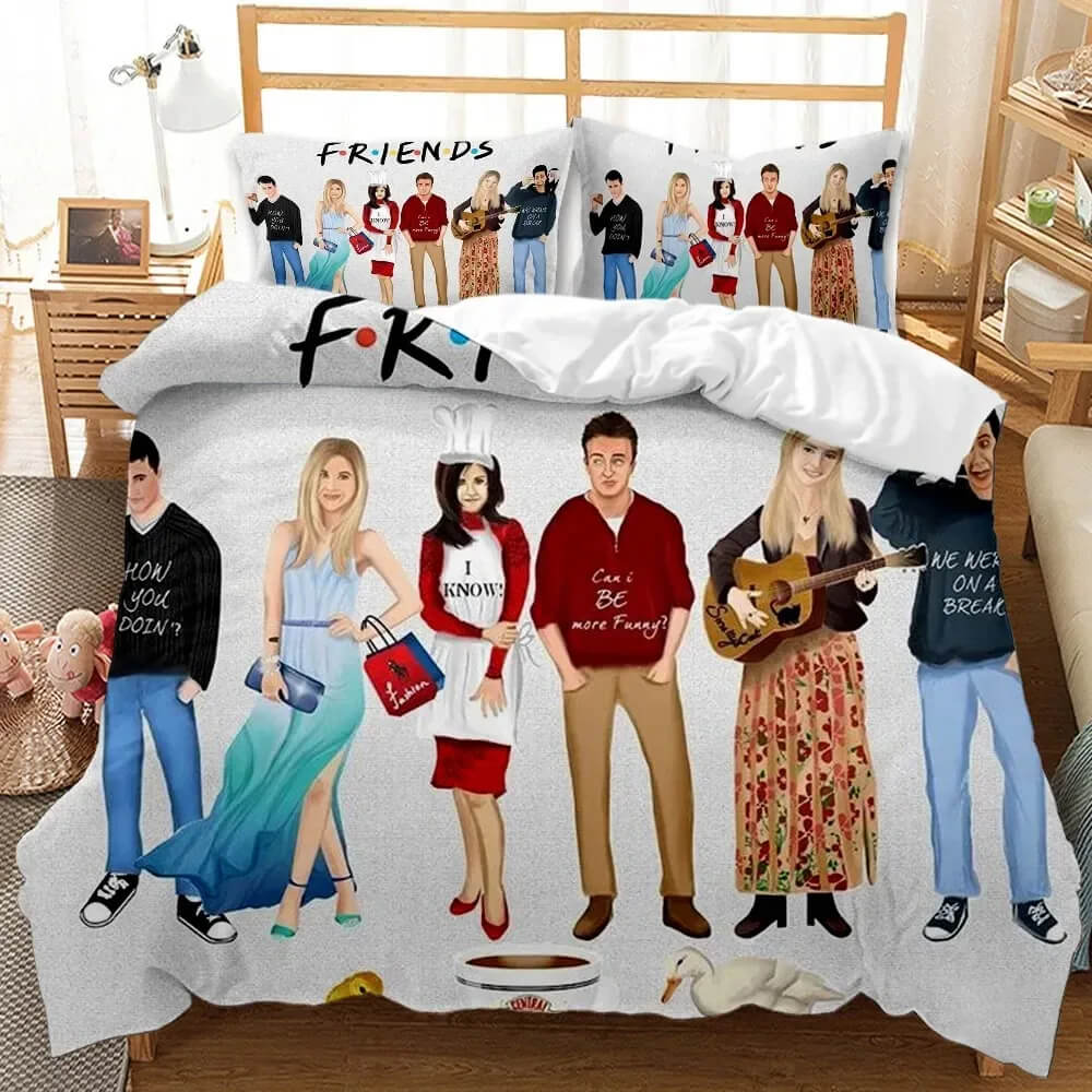Stylish Friends TV show duvet cover for bedroom