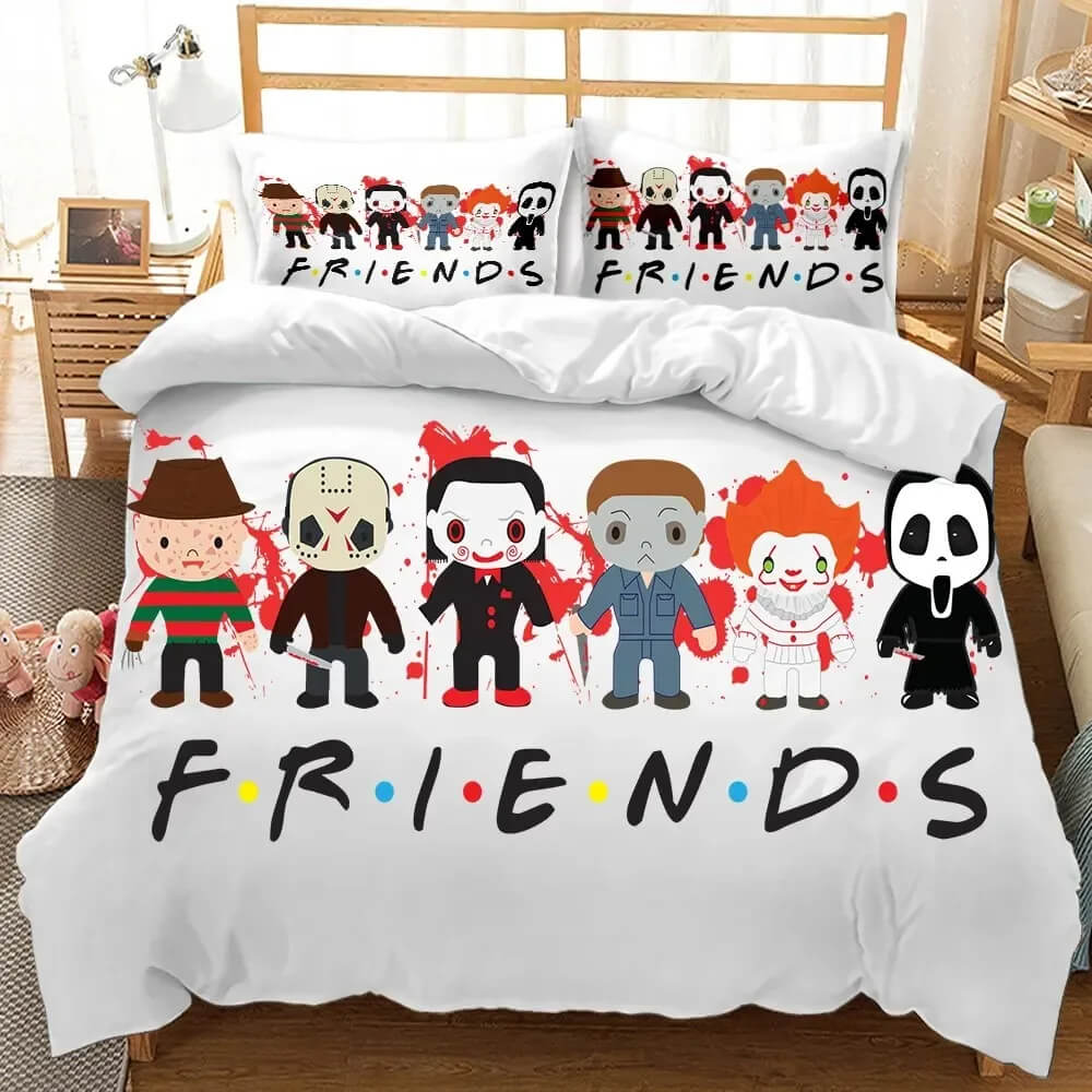 Friends TV series themed quilt cover for kids