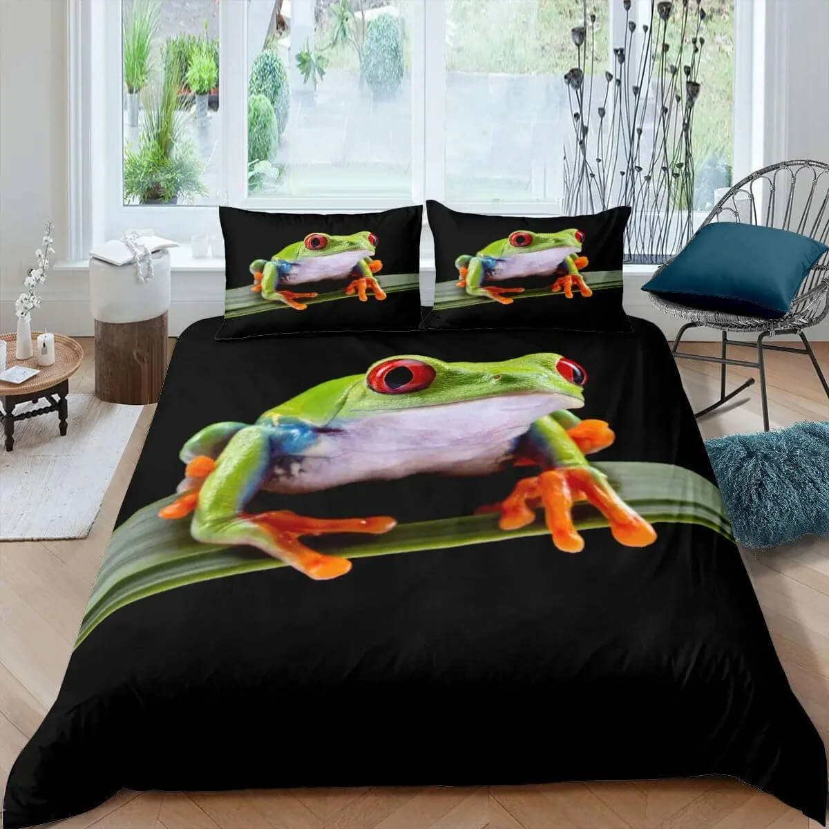 Frog lover bedding set
