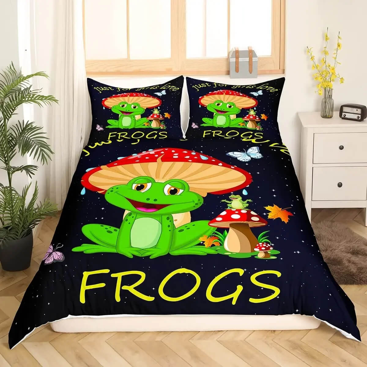 Frog doona cover for kids