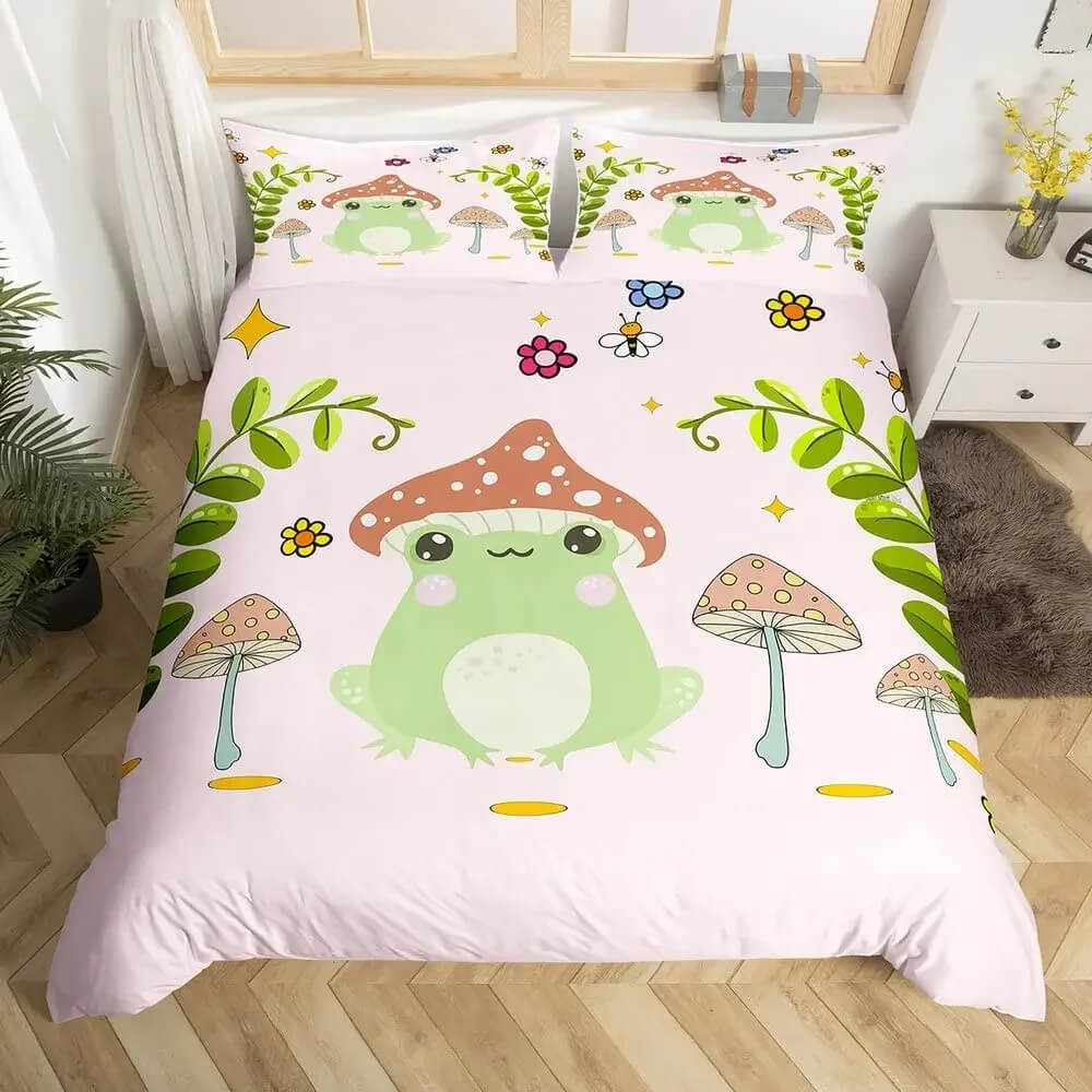 Cute animal kids bedding