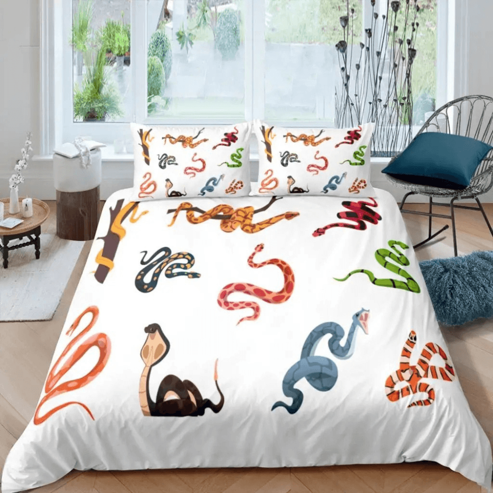 Sanke animal bedding bedroom decor