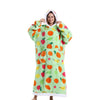 Fruit Collection Long Hoodie Blanket