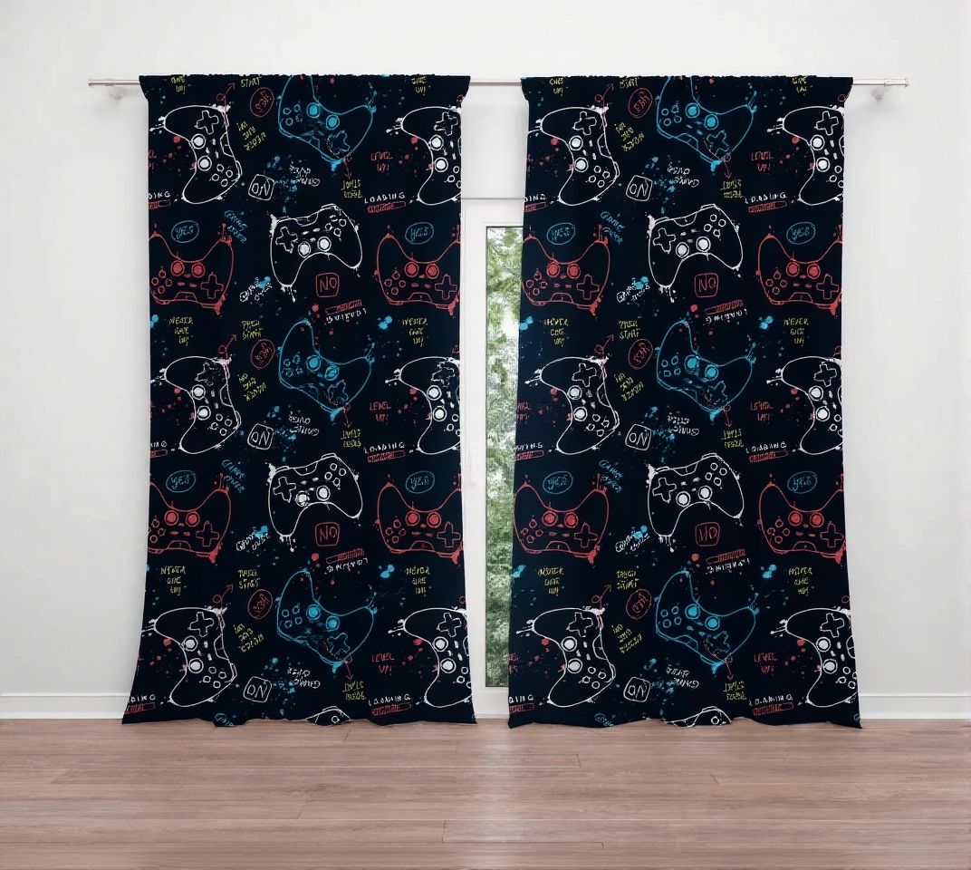 Fun curtains for kids and boys