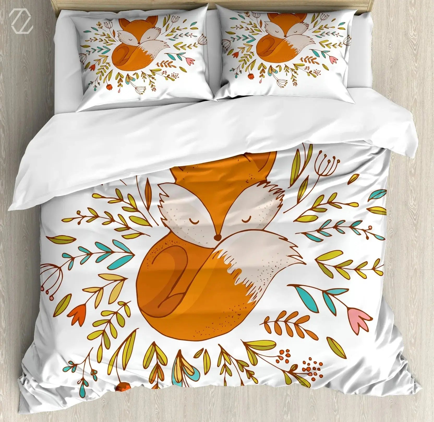 Furry Fox Duvet Cover My Store