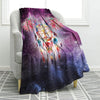 Galaxy Dream Catcher Throw Blanket My Store