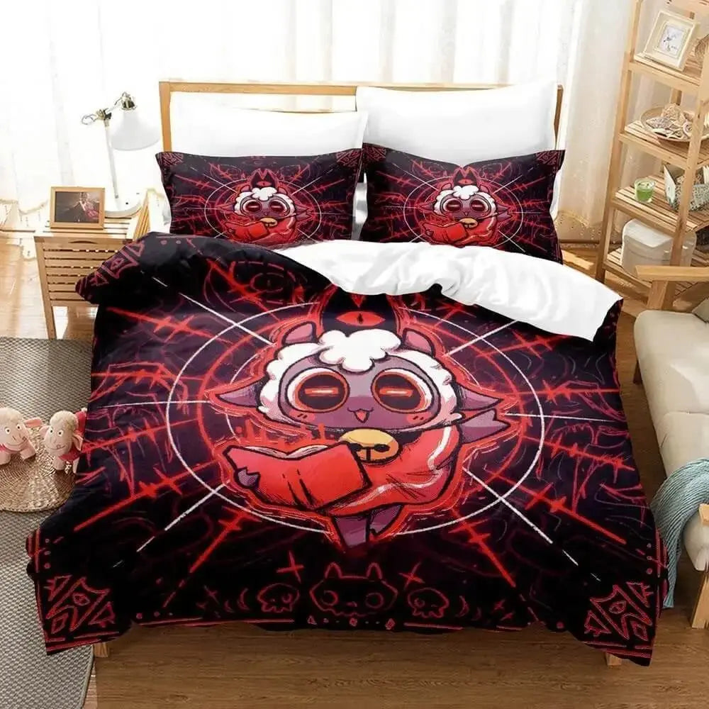 Game Cult Of The Lamb Duvet Cover